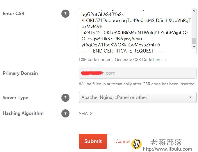 Namecheap激活/获取SSL证书