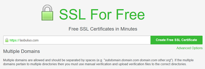 添加应用SSL证书网址