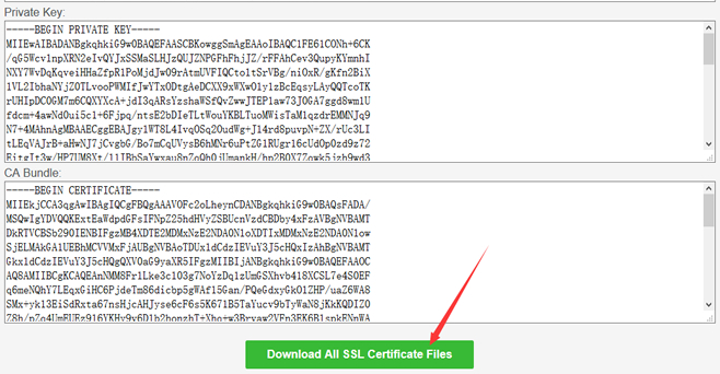 获取和下载SSL安全证书文件
