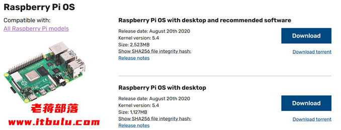 树莓派官方镜像（Raspberry Pi OS）