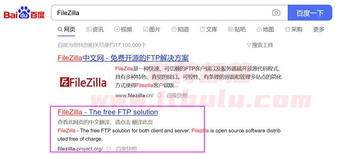FileZilla安装教程记录及FileZilla官方网站识别和下载建议