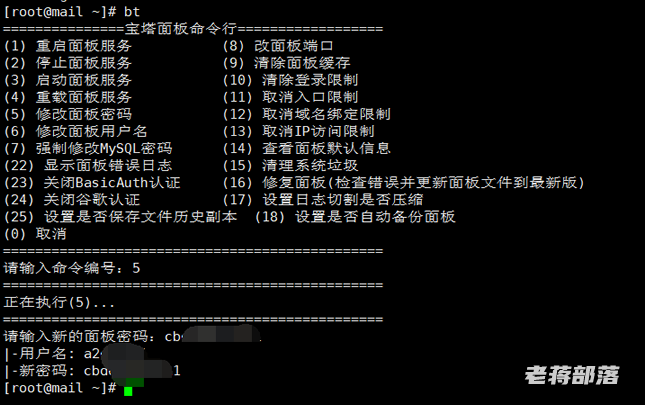 比较蹊跷的宝塔面板密码失效问题重置新密码过程 - 第1张