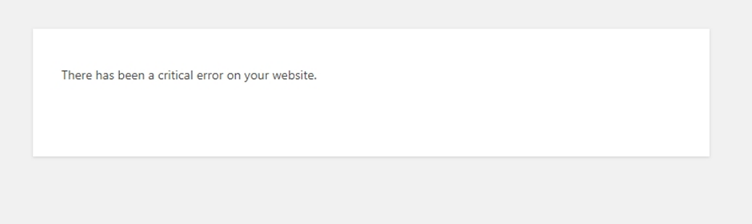 升级WordPress出现"There has been a critical error on your website."问题