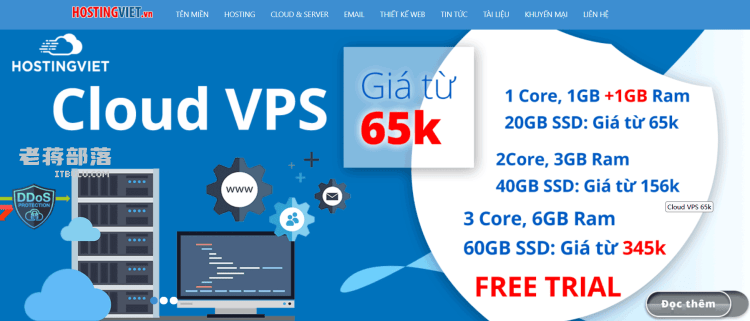HostingViet越南主机商春季活动 - 越南虚拟主机和VPS主机低至65折