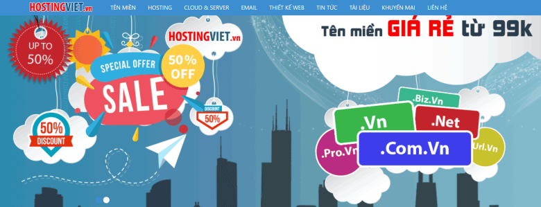  HostingVietVietnam VPS rent recommended 150M bandwidth unlimited traffic 10G defense annual payment of $22 - page 1