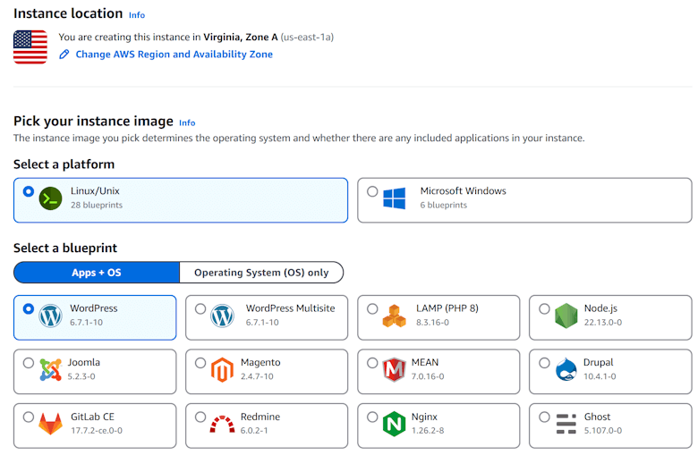 5分钟快速利用免费Amazon Lightsail轻量服务器部署WordPress外贸网站 - 第2张