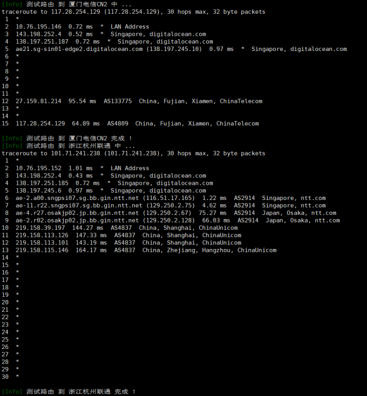 DigitalOcean 新加坡VPS云服务器机房速度和性能测评