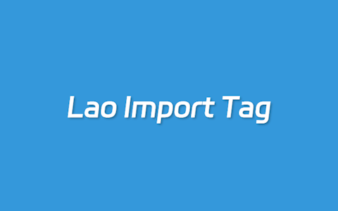 Lao Import Tag - WordPress智能匹配批量导入标签至文章插件