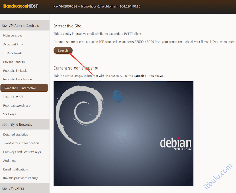 搬瓦工VPS内置Mount ISO可选Debian Gnome Desk可视化桌面系统