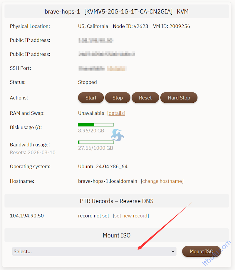 利用搬瓦工VPS Mount ISO功能部署内置Windows系统镜像