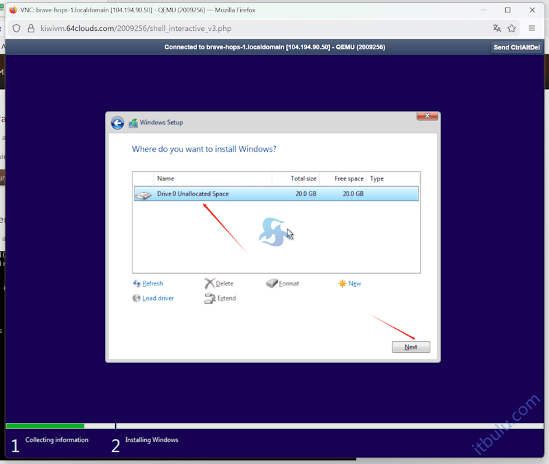 利用搬瓦工VPS Mount ISO功能部署内置Windows系统镜像