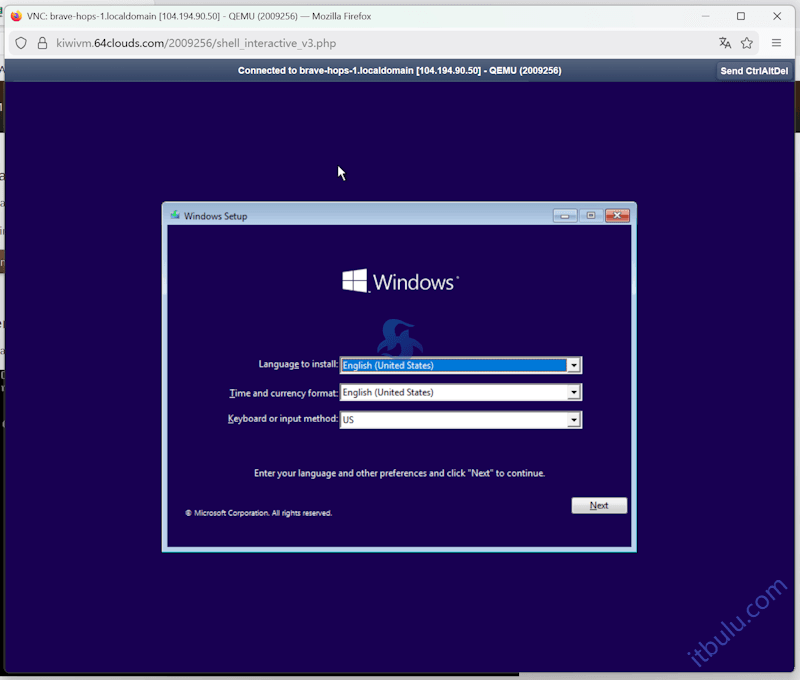 利用搬瓦工VPS Mount ISO功能部署内置Windows系统镜像