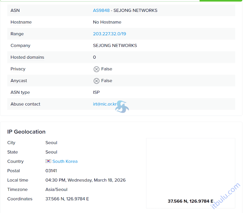 HostYun 韩国双ISP VPS主机推荐 韩国原生IP 解锁TiKTok流媒体