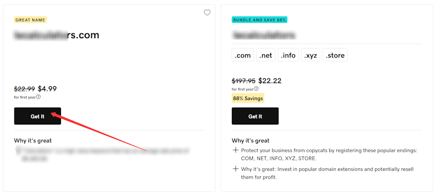 GoDaddy 新注册.COM域名首年4.99美元 仅限贝宝付款
