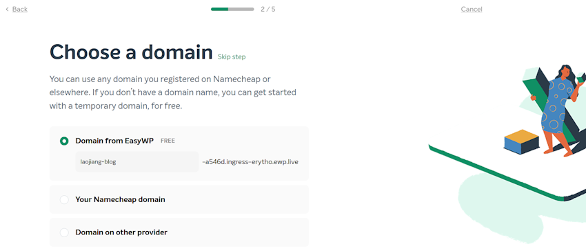体验NameCheap EasyWP可视化部署WordPress站点 免费试用一个月