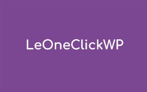 LeOneClickWP - 一键云服务器部署WordPress站点 便于WebPageTest测速
