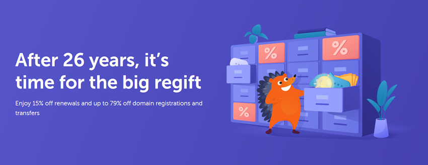NameCheap 26周年促销活动 - 适合新注册和续费域名用户需求
